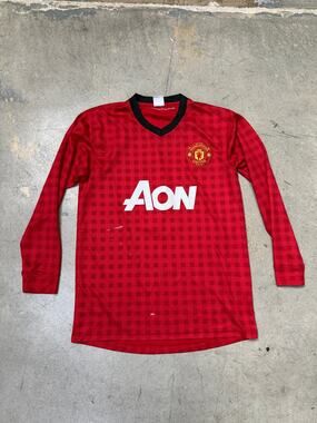 Vintage Manchester United Long-Sleeve Jersey XL (Pre-Owned)